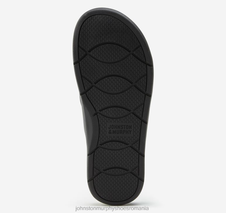 negru plin de cereale 6FF4F86 bărbați Johnston  Murphy branson slide pantofi
