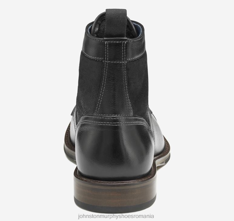 negru plin de cereale/de shearling 6FF4F309 bărbați Johnston  Murphy cizme din shearling xc flex raleigh cap toe pantofi