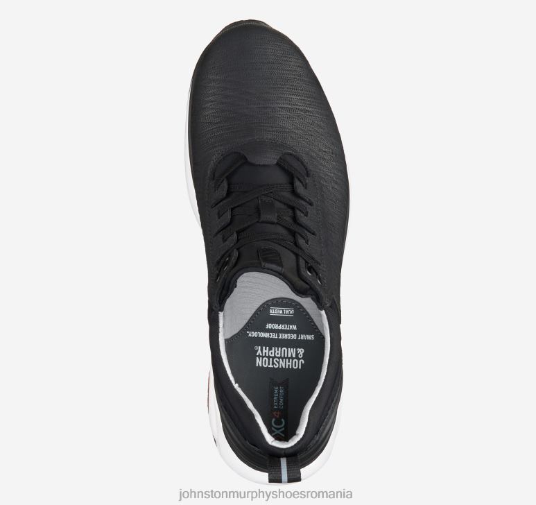 negru respirabil full grain 6FF4F298 bărbați Johnston  Murphy hibrid xc4 tr1-luxe pantofi