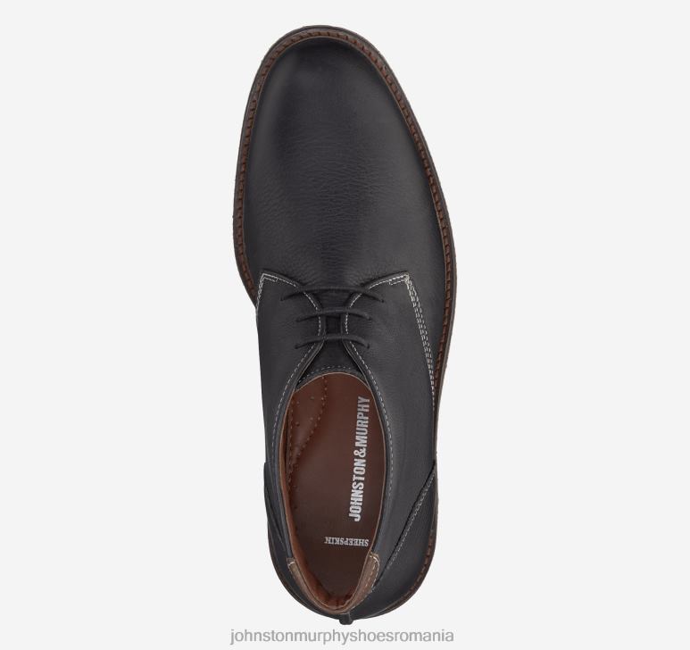 negru răsturnat plin 6FF4F264 unisex Johnston  Murphy copeland chukka pantofi