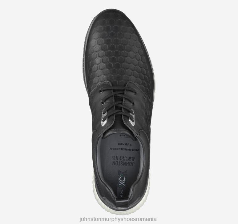 negru în relief în fagure de miere 6FF4F343 bărbați Johnston  Murphy şa hibrid xc4 h2-luxe pantofi