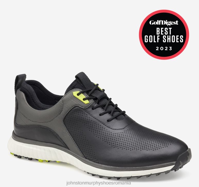 negru/gri închis full grain 6FF4F29 bărbați Johnston  Murphy hibrid xc4 h1-luxe pantofi
