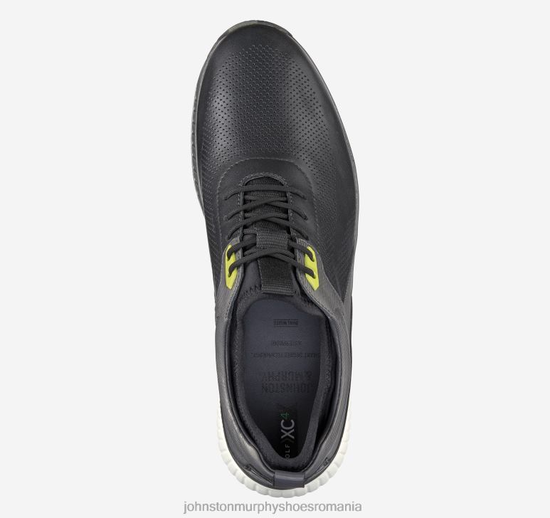 negru/gri închis full grain 6FF4F29 bărbați Johnston  Murphy hibrid xc4 h1-luxe pantofi