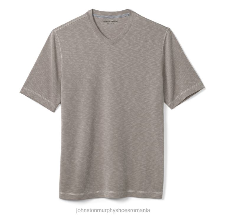 nisip 6FF4F628 bărbați Johnston  Murphy tricou vintage cu decolteu în V îmbrăcăminte