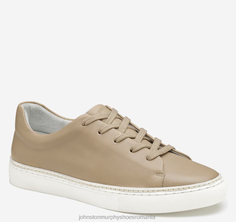 nisip mănușă piele 6FF4F1206 femei Johnston  Murphy callie lace-to-toe pantofi
