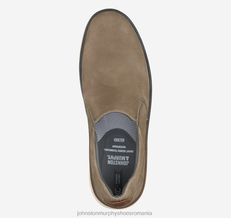 nubuc maro 6FF4F129 bărbați Johnston  Murphy xc4 foust slip-on pantofi