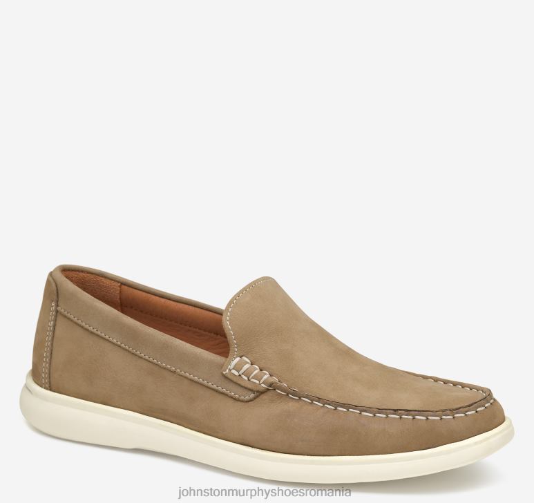nubuc taupe 6FF4F18 bărbați Johnston  Murphy brannon venetian pantofi