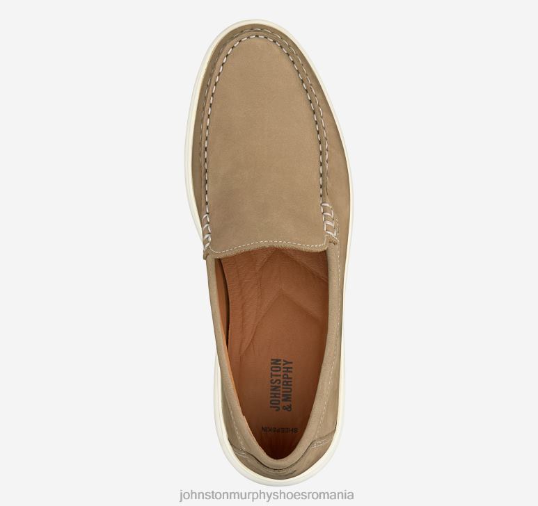 nubuc taupe 6FF4F18 bărbați Johnston  Murphy brannon venetian pantofi