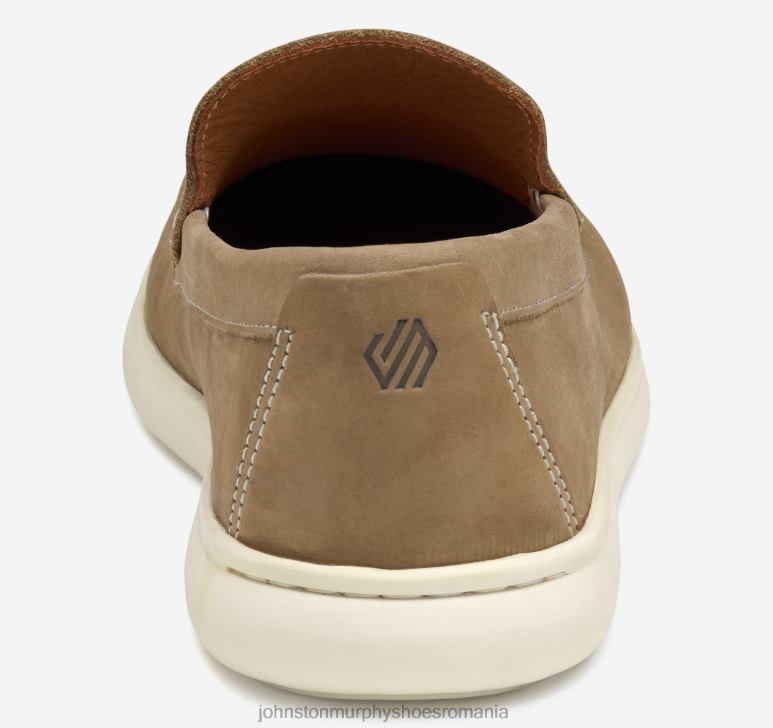 nubuc taupe 6FF4F18 bărbați Johnston  Murphy brannon venetian pantofi