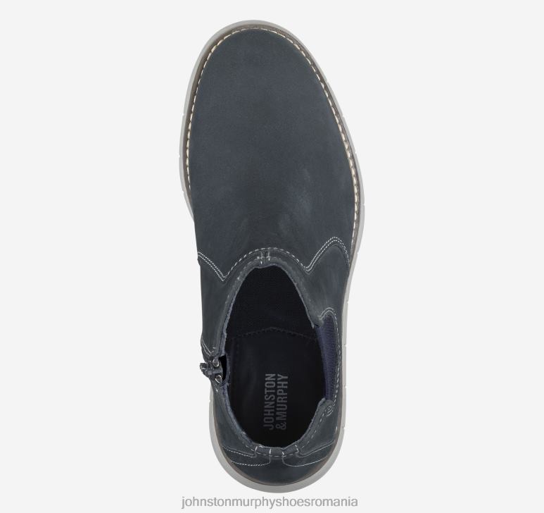 nubuc uleiat bleumarin 6FF4F1327 băiat Johnston  Murphy copil mare Holden Chelsea Boot pantofi