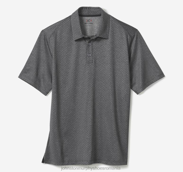 oval negru legat 6FF4F522 bărbați Johnston  Murphy polo de performanță cu imprimare xc4 îmbrăcăminte