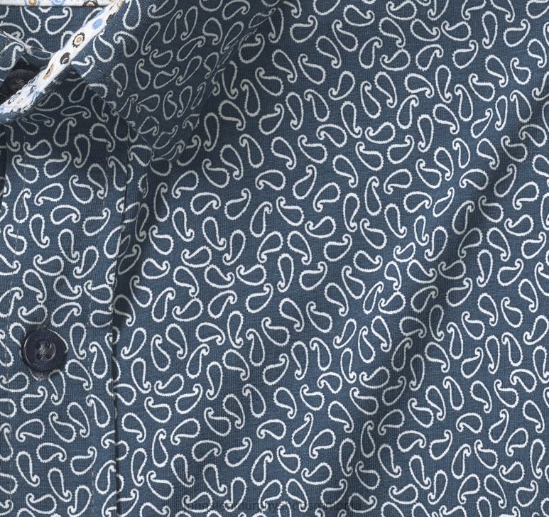 paisley bleumarin 6FF4F696 bărbați Johnston  Murphy cămașă xc flex stretch cu mânecă lungă îmbrăcăminte