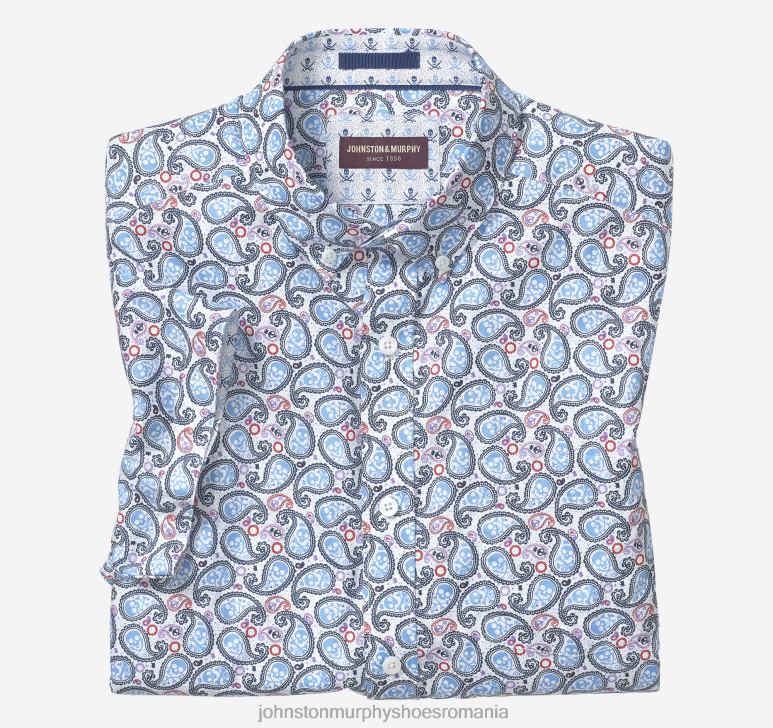 craniu alb multi paisley