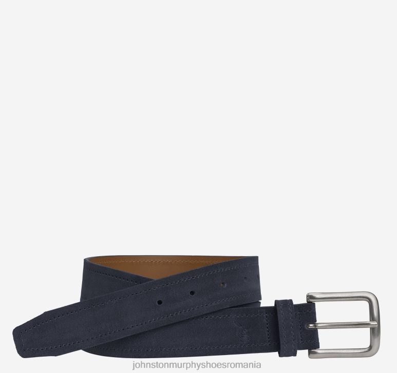piele de căprioară englezească bleumarin 6FF4F1084 bărbați Johnston  Murphy centura de baldwin accesorii