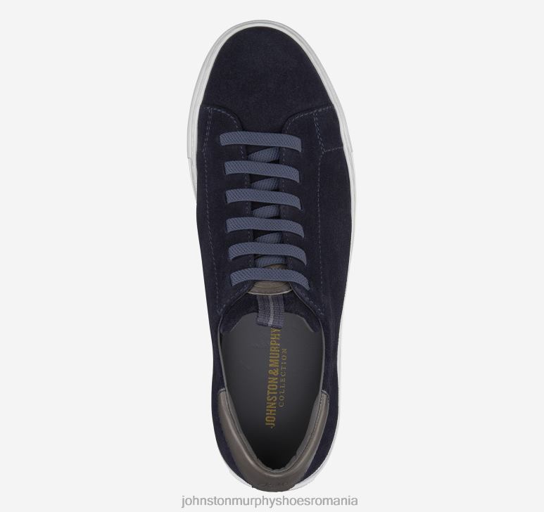 piele de căprioară englezească bleumarin 6FF4F376 bărbați Johnston  Murphy anson dantelă până la deget pantofi