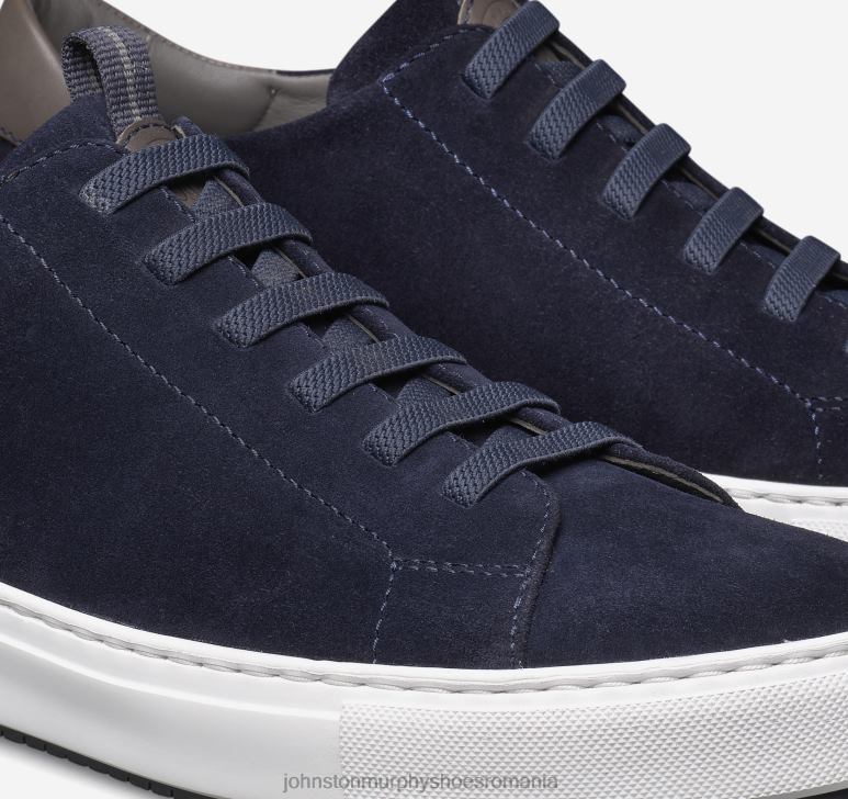 piele de căprioară englezească bleumarin 6FF4F376 bărbați Johnston  Murphy anson dantelă până la deget pantofi