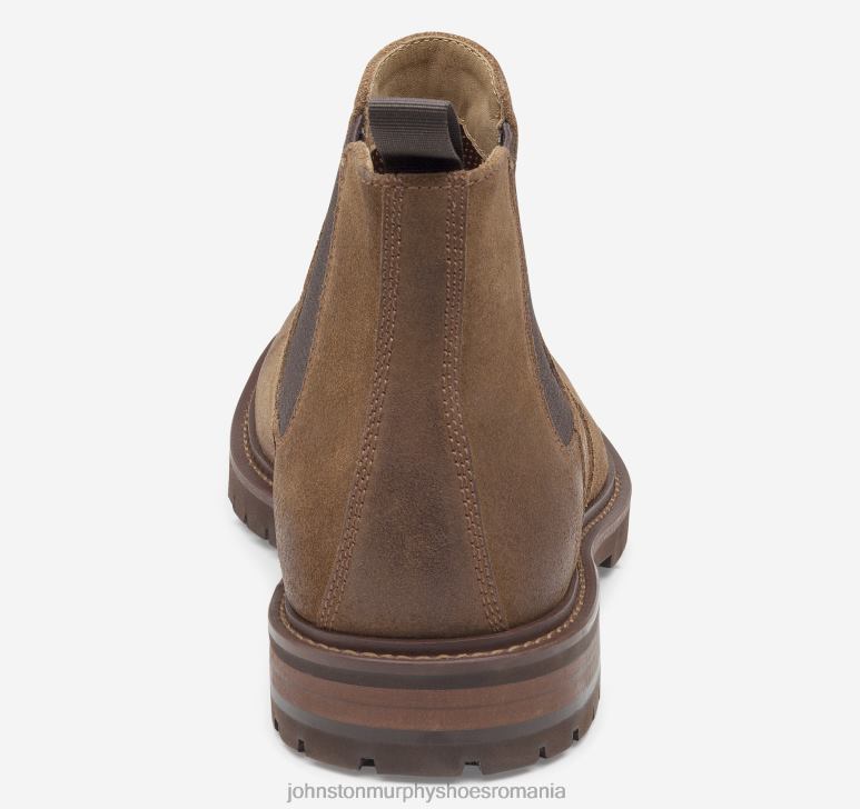 piele de căprioară uleiată bronz 6FF4F285 bărbați Johnston  Murphy cizmă barrett chelsea pantofi