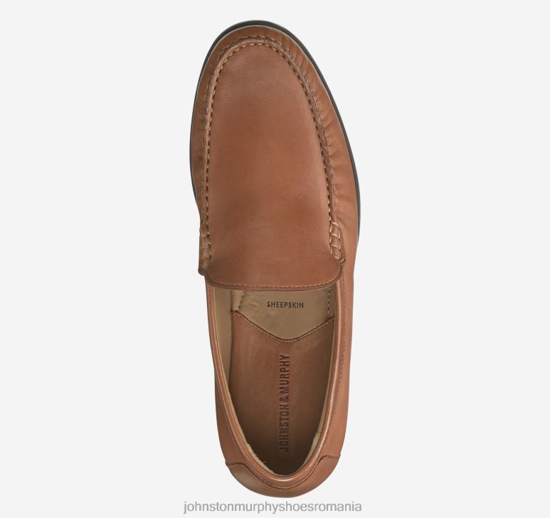 piele de oaie coniac 6FF4F187 bărbați Johnston  Murphy cresswell venetian pantofi