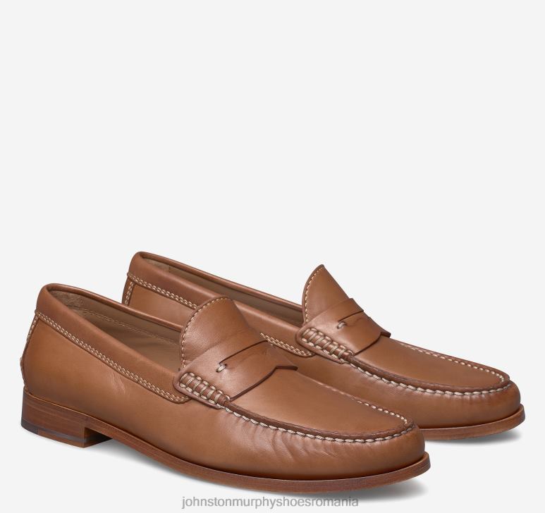 piele de oaie coniac 6FF4F255 bărbați Johnston  Murphy baldwin penny pantofi