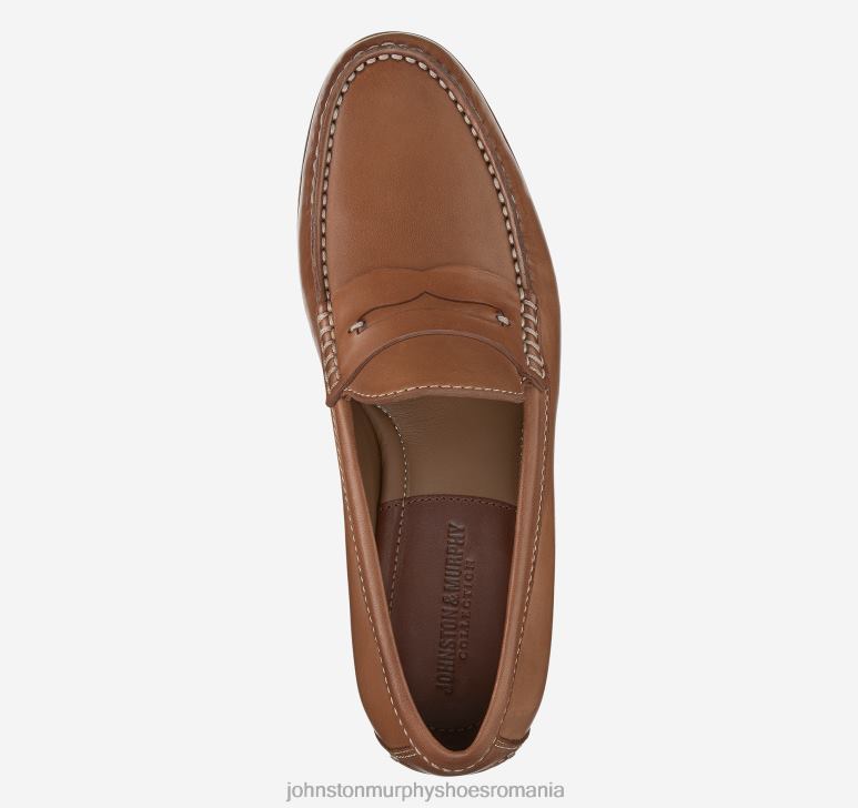 piele de oaie coniac 6FF4F255 bărbați Johnston  Murphy baldwin penny pantofi