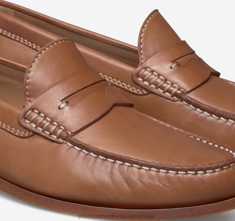 piele de oaie coniac 6FF4F255 bărbați Johnston  Murphy baldwin penny pantofi