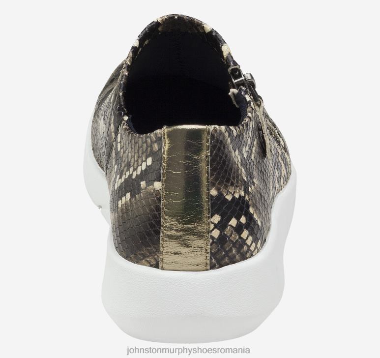 piele de oaie cu imprimeu italian cu șarpe taupe 6FF4F1269 unisex Johnston  Murphy tracy pantofi