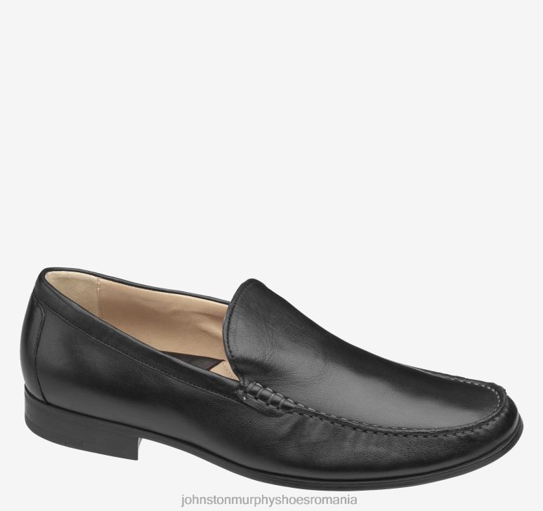 piele de oaie neagră 6FF4F181 bărbați Johnston  Murphy cresswell venetian pantofi