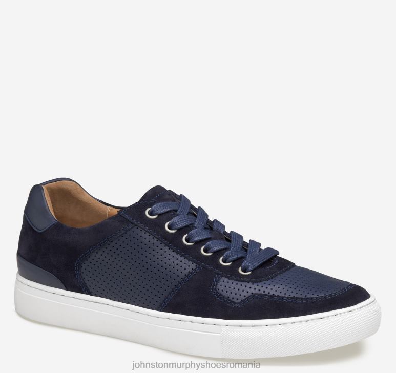 piele intoarsa bleumarin/piele de oaie spalata