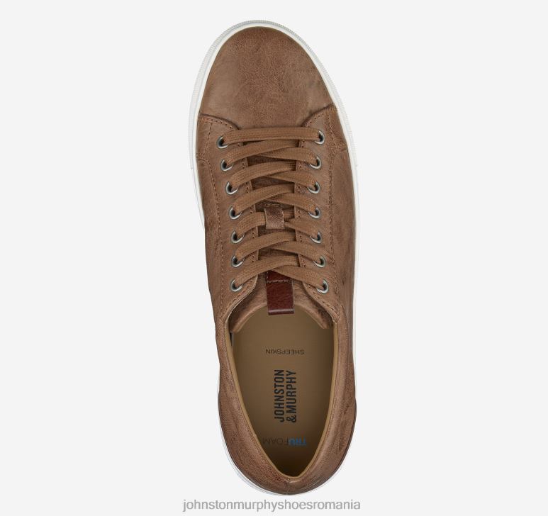 piele de oaie spalata italiana bronzata 6FF4F115 bărbați Johnston  Murphy malurile din dantelă până la vârf pantofi