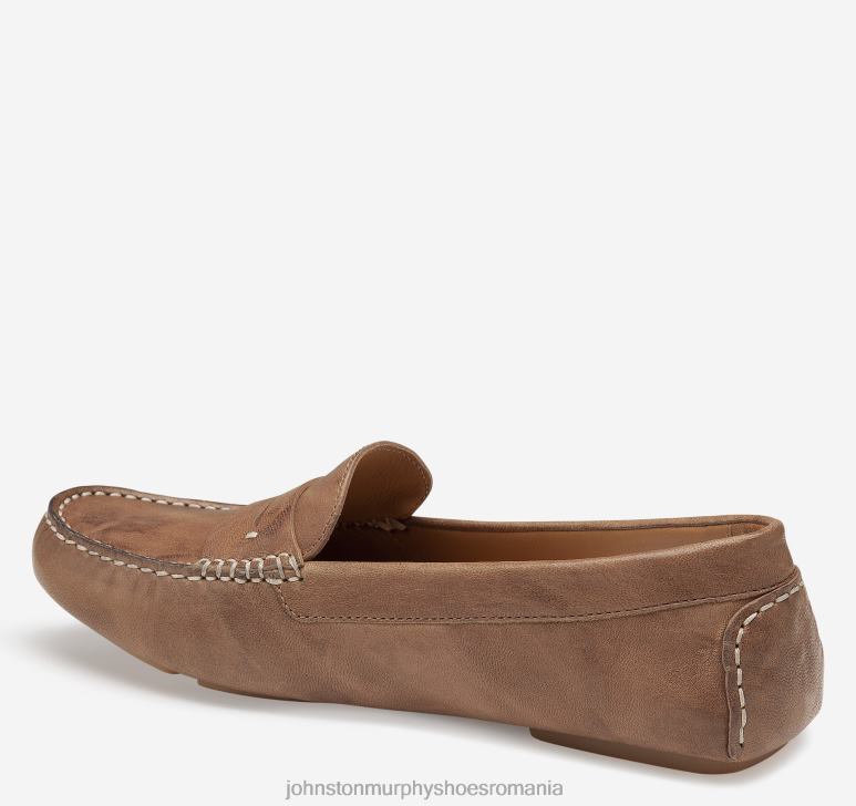 piele de oaie spalata italiana bronzata 6FF4F1218 femei Johnston  Murphy maggie penny pantofi