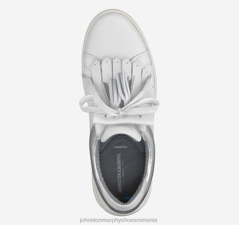 piele de vițel albă 6FF4F1234 femei Johnston  Murphy madison perfed hibrid pantofi