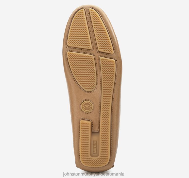 piele de vițel cafeniu 6FF4F1247 femei Johnston  Murphy maggie chain moc pantofi