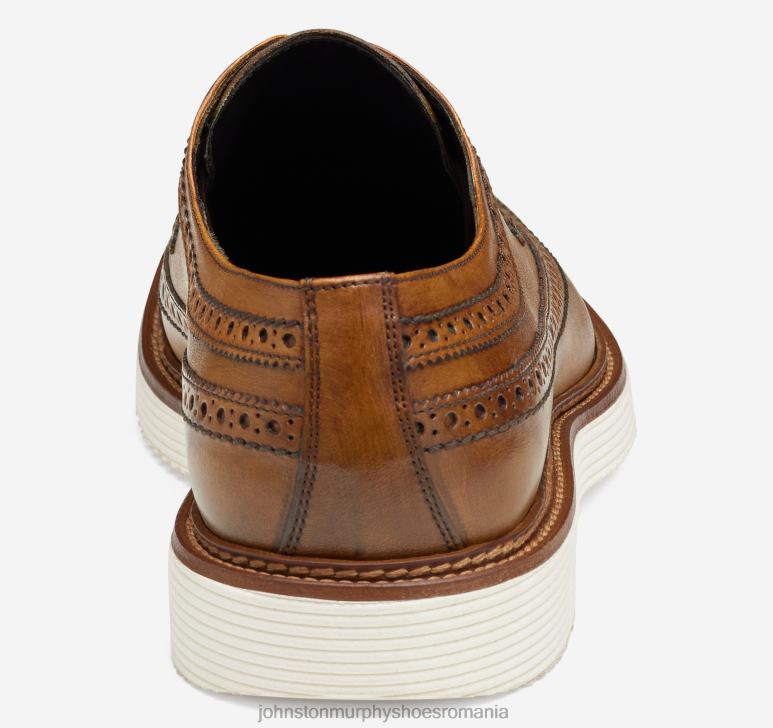 piele de vițel italiană bronz deschis 6FF4F250 bărbați Johnston  Murphy Jameson Longwing pantofi