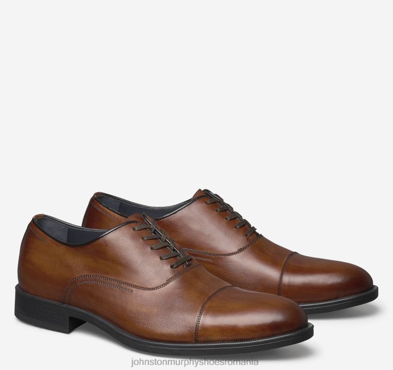 piele de vițel italiană bronzată 6FF4F190 bărbați Johnston  Murphy flynch cap toe pantofi