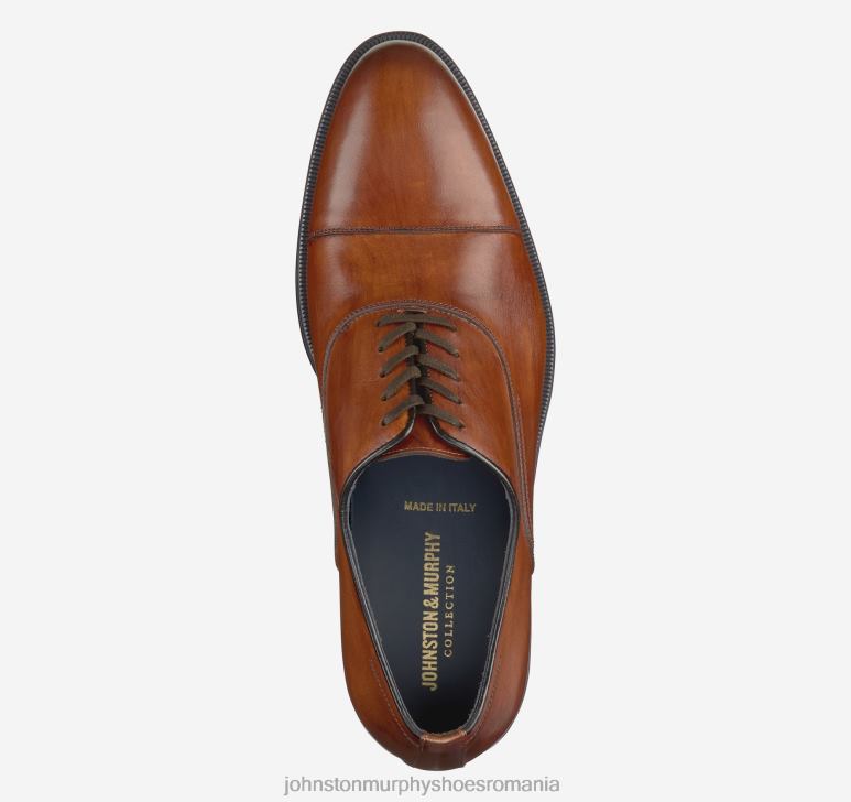 piele de vițel italiană bronzată 6FF4F190 bărbați Johnston  Murphy flynch cap toe pantofi