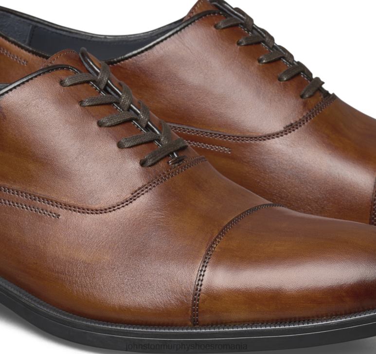piele de vițel italiană bronzată 6FF4F190 bărbați Johnston  Murphy flynch cap toe pantofi