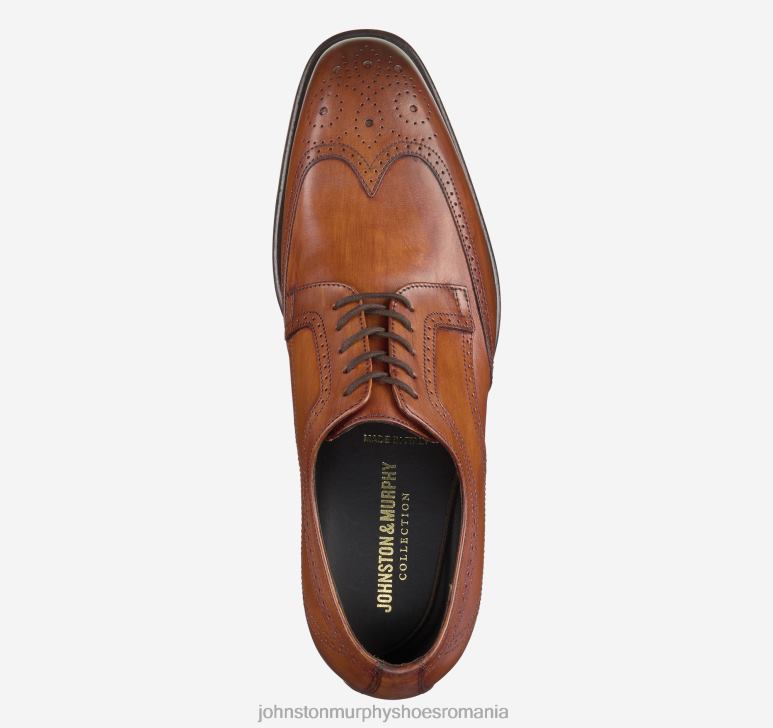 piele de vițel italiană bronzată 6FF4F237 bărbați Johnston  Murphy vârful aripii ellsworth pantofi