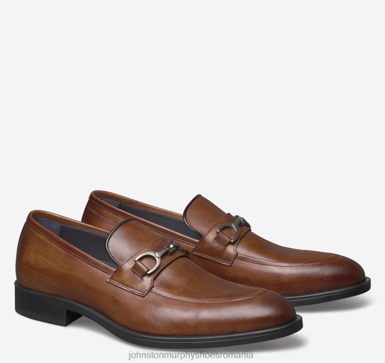piele de vițel italiană bronzată 6FF4F345 bărbați Johnston  Murphy flynch bit pantofi