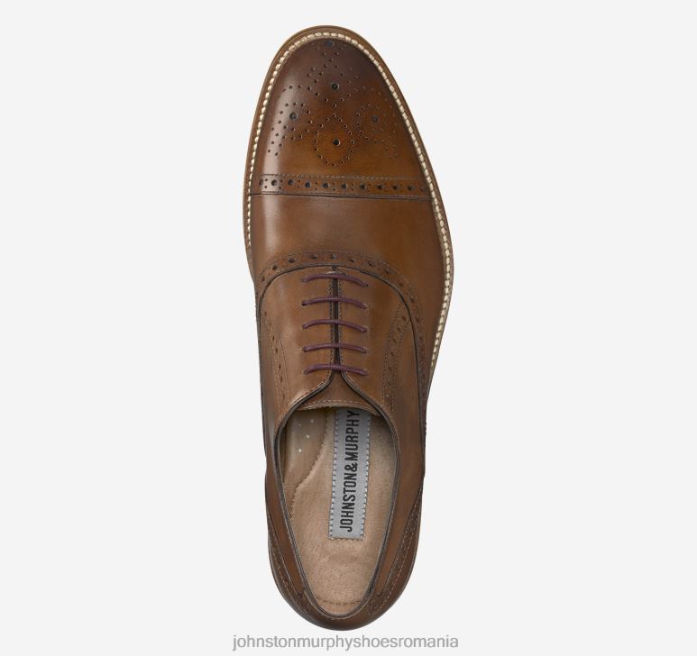 piele de vițel italiană bronzată 6FF4F37 bărbați Johnston  Murphy conard cap toe pantofi