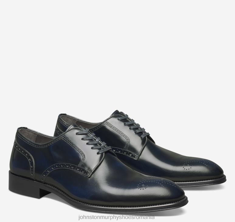 piele de vițel italian bleumarin închis