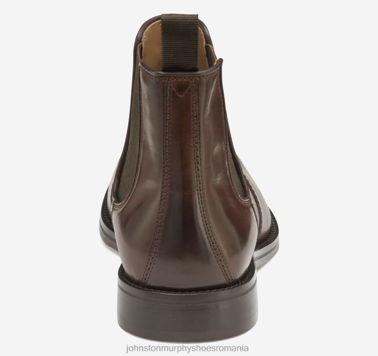piele de vițel italiană de mahon 6FF4F373 bărbați Johnston  Murphy cizma meade chelsea pantofi