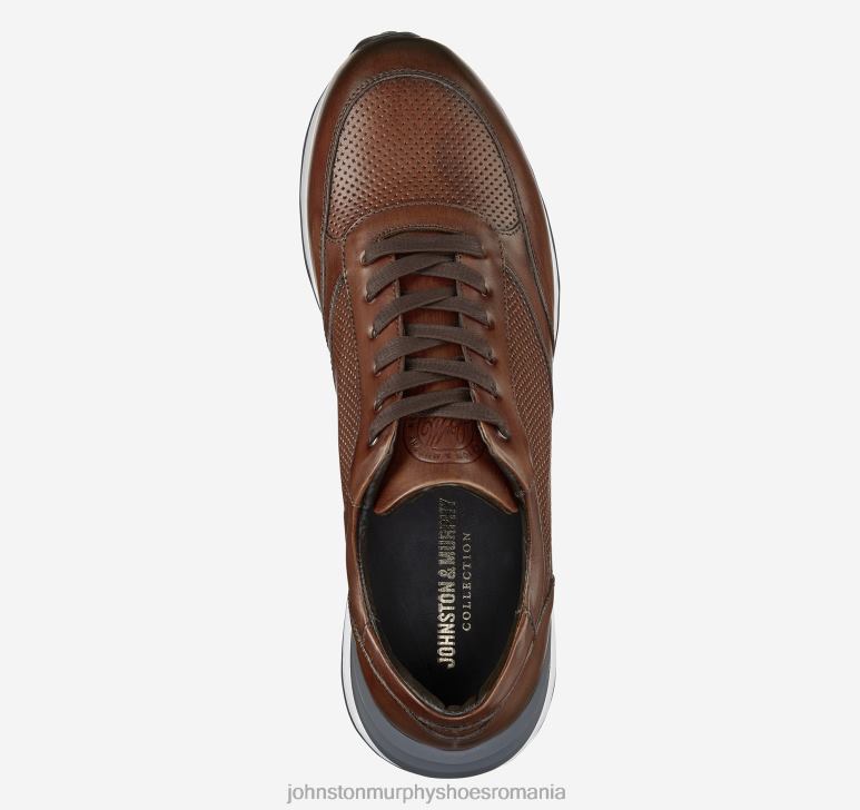 piele de vițel italiană maro 6FF4F162 bărbați Johnston  Murphy jogger Briggs pantofi