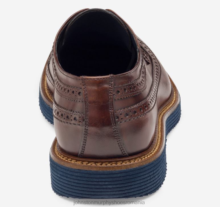 piele de vițel italiană maro 6FF4F184 bărbați Johnston  Murphy Jameson Longwing pantofi