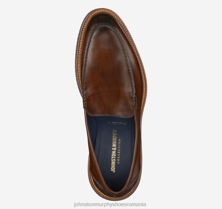 piele de vițel italiană maro 6FF4F216 bărbați Johnston  Murphy jameson venetian pantofi