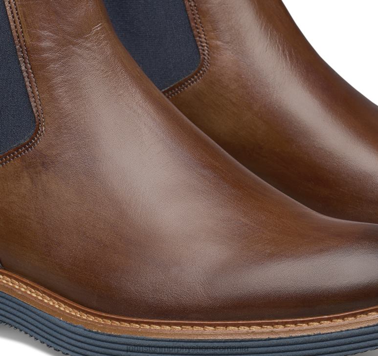 piele de vițel italiană maro 6FF4F239 bărbați Johnston  Murphy jameson chelsea boot pantofi