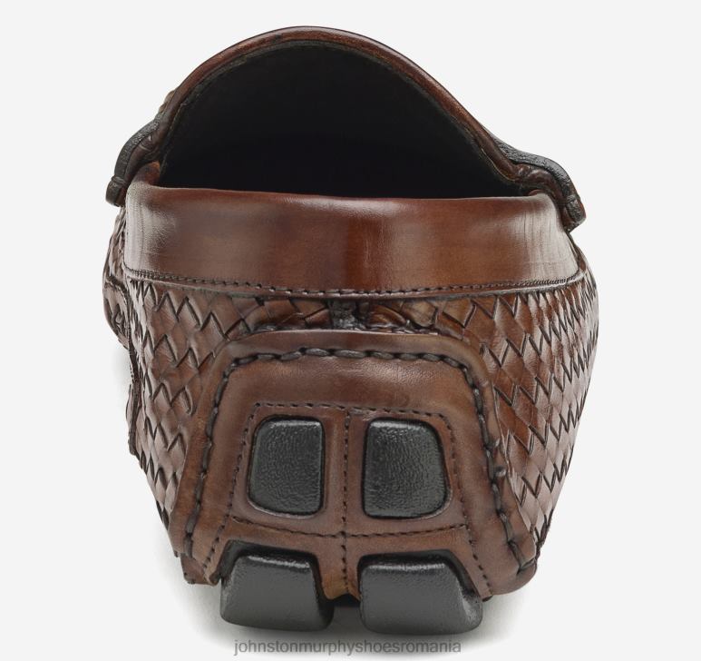 piele de vițel italiană maro 6FF4F242 bărbați Johnston  Murphy penny țesut dayton pantofi