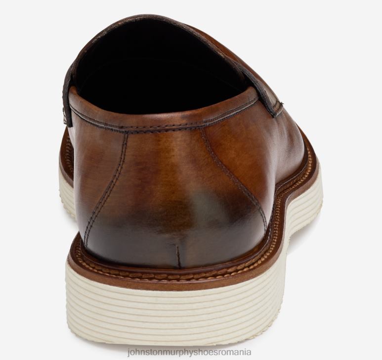 piele de vițel italiană maro 6FF4F313 bărbați Johnston  Murphy Jameson Penny pantofi