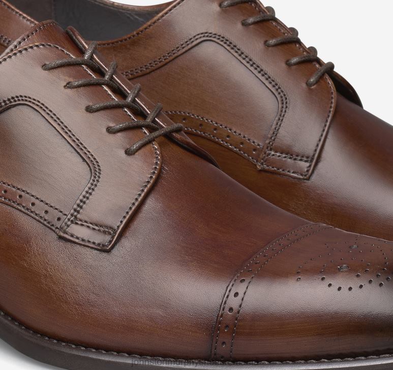 piele de vițel italiană maro 6FF4F319 bărbați Johnston  Murphy ellsworth cap toe pantofi