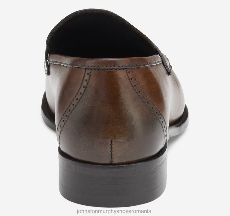 piele de vițel italiană maro 6FF4F348 bărbați Johnston  Murphy ellsworth penny pantofi