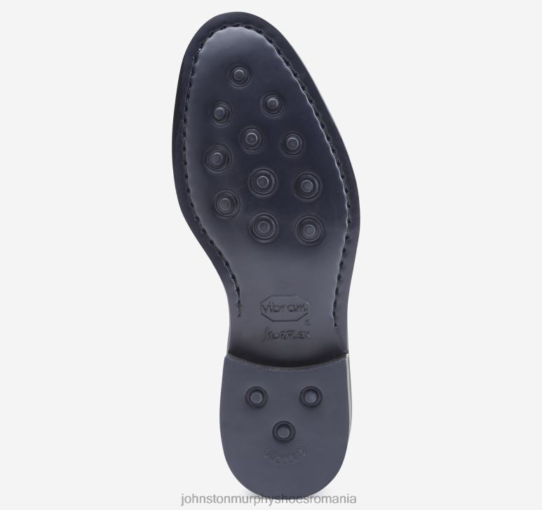 piele de vițel italiană maro 6FF4F370 bărbați Johnston  Murphy degetul hartley fără șireturi pantofi